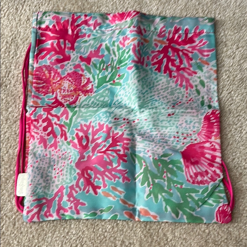 Lilly Pulitzer Drawstring Bag